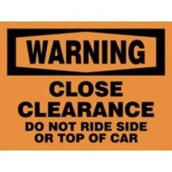 Accuform OSHA WARNING SAFETY SIGN CLOSE MECR301VA MECR301VA - main